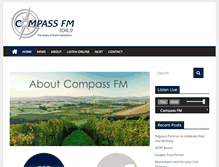 Tablet Screenshot of compassfm.org.nz